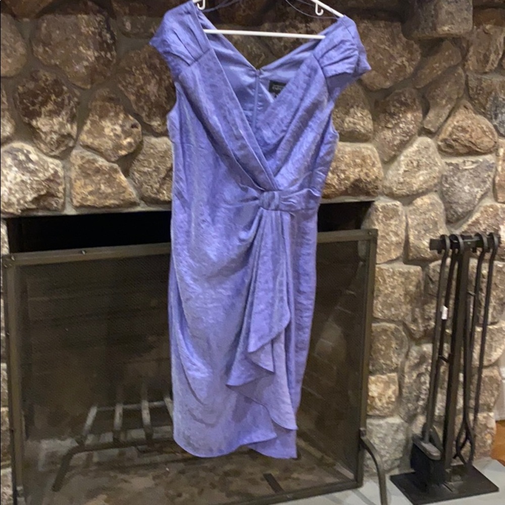 Lavender dress, by Adrianna Papell